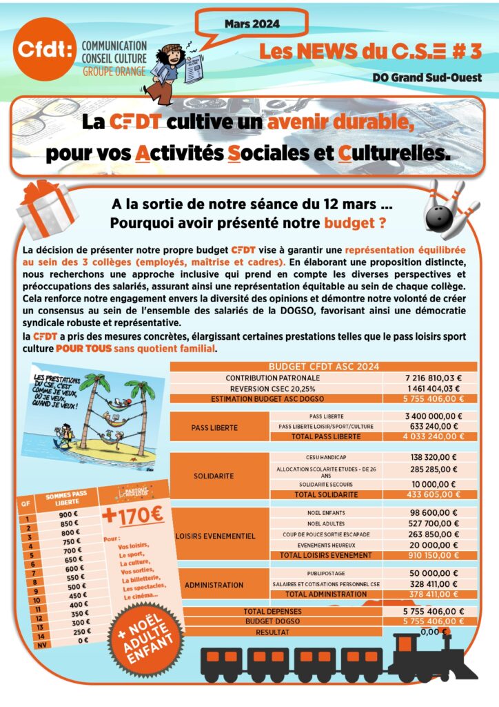 Les NEWS DU C S E 3 