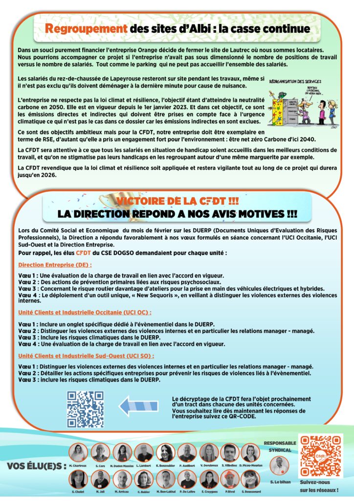 LES NEWS DU CSE 4