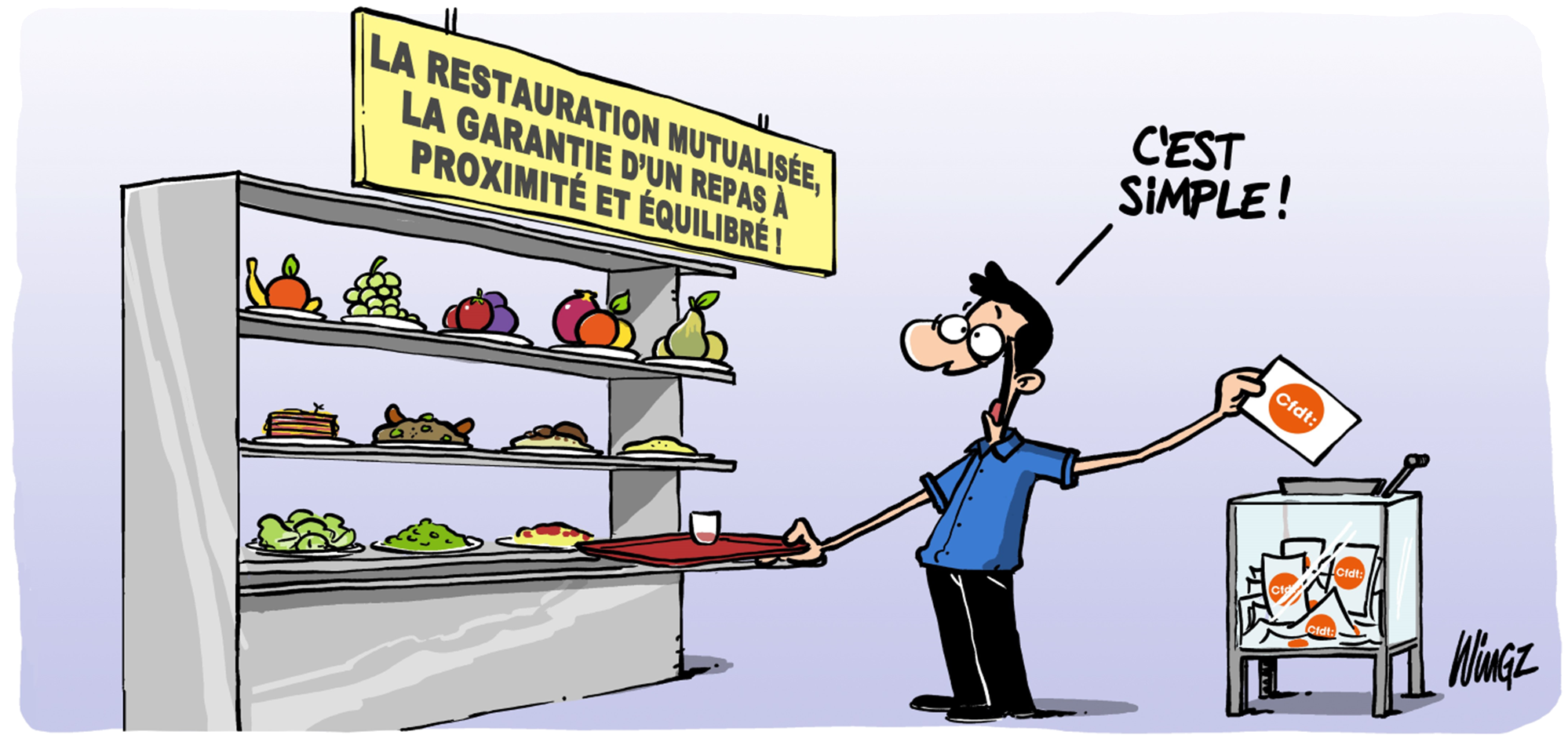 CFDT FUTE 8 LA RESTAURATION :
UN SUJET ECONOMIQUE ET IMPORTANT.