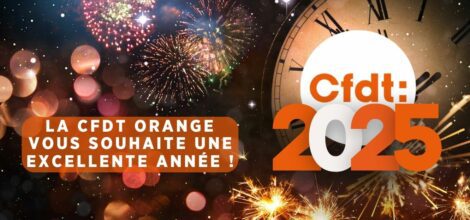 Bonne année 2025 CFDT ORANGE