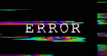 capture écran cathodique avec message "error"