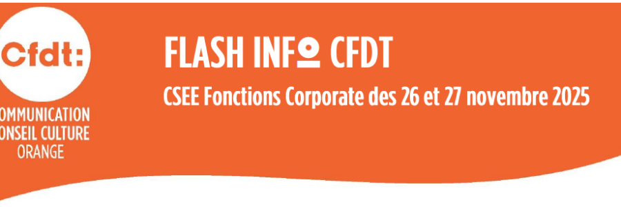FLASH INFO /CSEE Fonctions Corporate