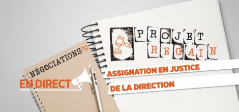 ASSIGNATION EN JUSTICE DE LA DIRECTION