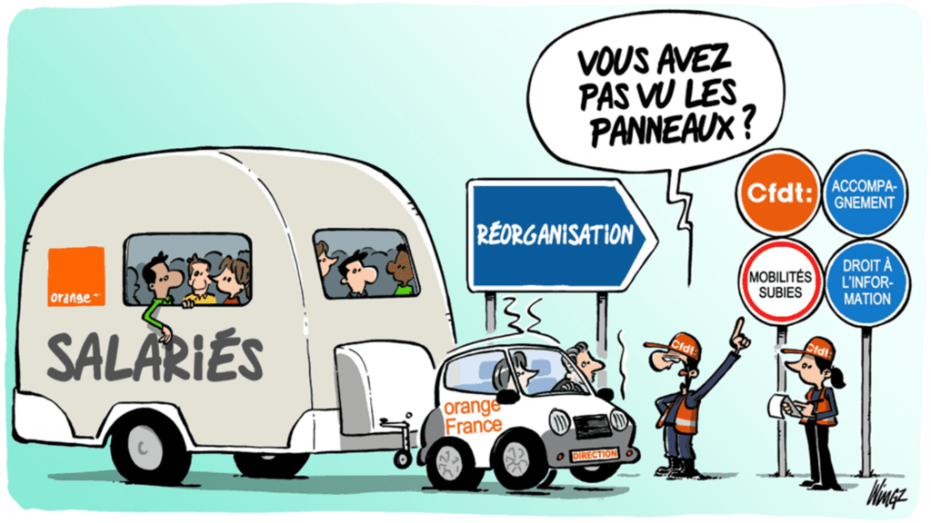 Dessin wingz regain - VOS ÉLUS VOUS INFORMENT CFDT ORANGE GSO 