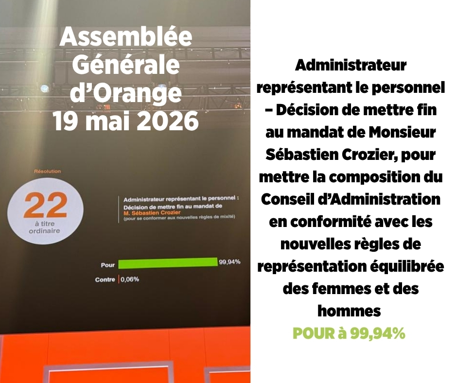 Assemblée Générale d’Orange