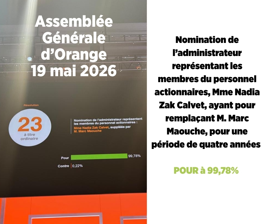 Assemblée Générale d’Orange