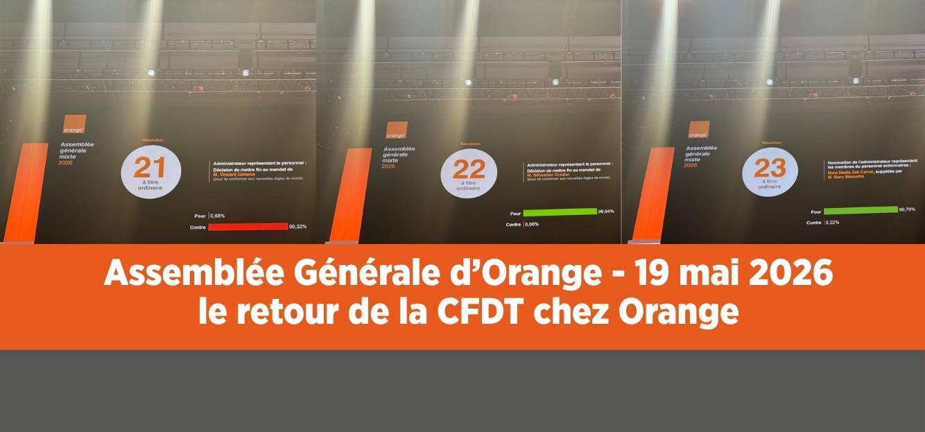 Assemblée générale d'Orange 19 mai 2026