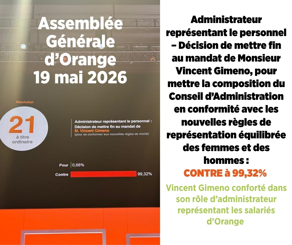 Assemblée Générale d’Orange