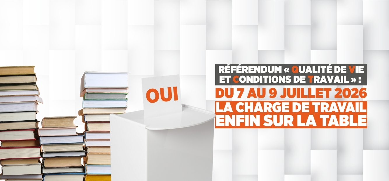 LA CHARGE DE TRAVAIL ENFIN SUR LA TABLE