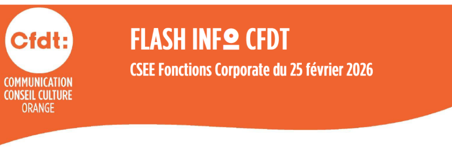 FLASH INFO /CSEE Fonctions Corporate