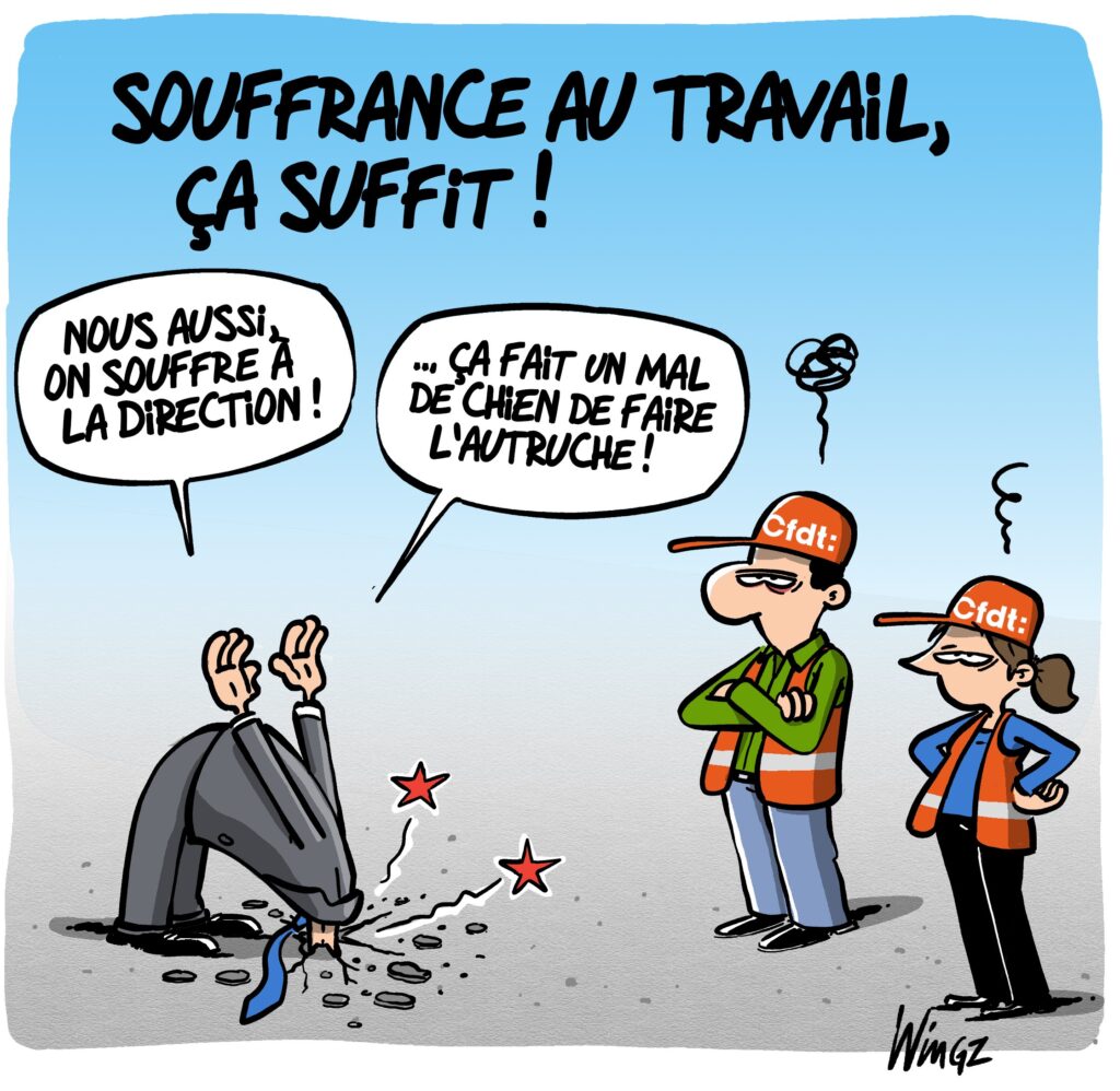 Dessin wingz - cfdt orange DORM - DIRECTION ENTREPRISES 
EN MODE FREESTYLE : IMPROVISATION GARANTIE