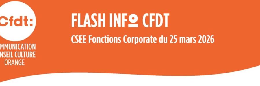 FLASH INFO /CSEE Fonctions Corporate