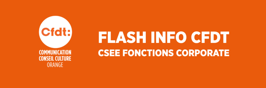 FLASH INFO CSE FONCTIONS CORPORATE